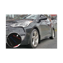 Load image into Gallery viewer, Rally Armor Black Mud Flap/Red Logo for 2012-2017 Hyundai Veloster (MF24-UR-BLK/RD)