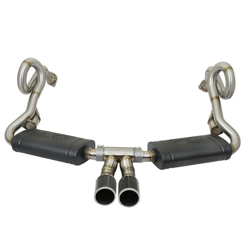 aFe MACH Force-Xp 2-1/2 IN to 2 IN Stainless Steel Cat-Back Exhaust System Carbon (49-36415-C)