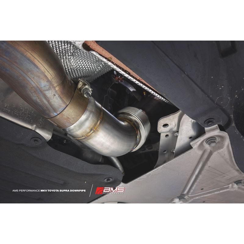 AMS Performance Toyota GR Supra Stainless Steel Race Downpipe (AMS.38.05.0001-1)