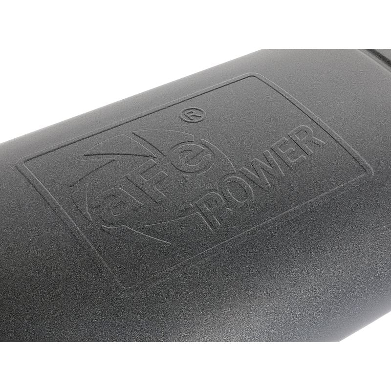 aFe MACH Force-Xp 409 Stainless Steel Muffler w/ High-Temp Metallic Black finish (49M00016-B)