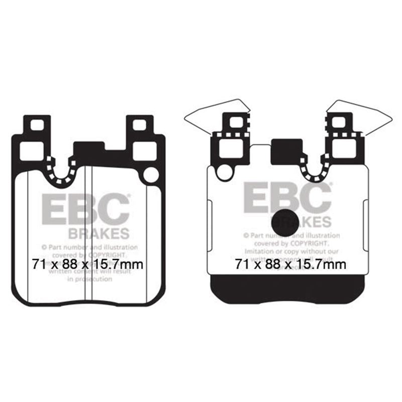 EBC Yellowstuff Street And Track Brake Pads (DP42133R)