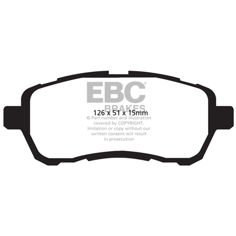 EBC Greenstuff 2000 Series Sport Brake Pads (DP22003)