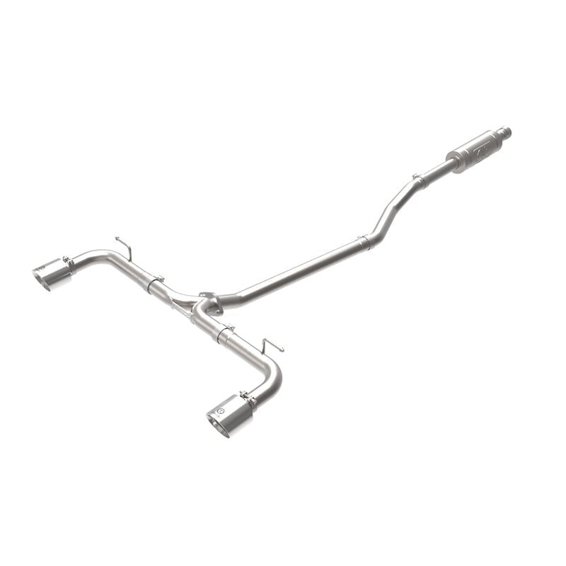 aFe Takeda 2-1/2 IN 304 Stainless Steel Cat-Back Exhaust System w/Polished Tips(49-37015-P)