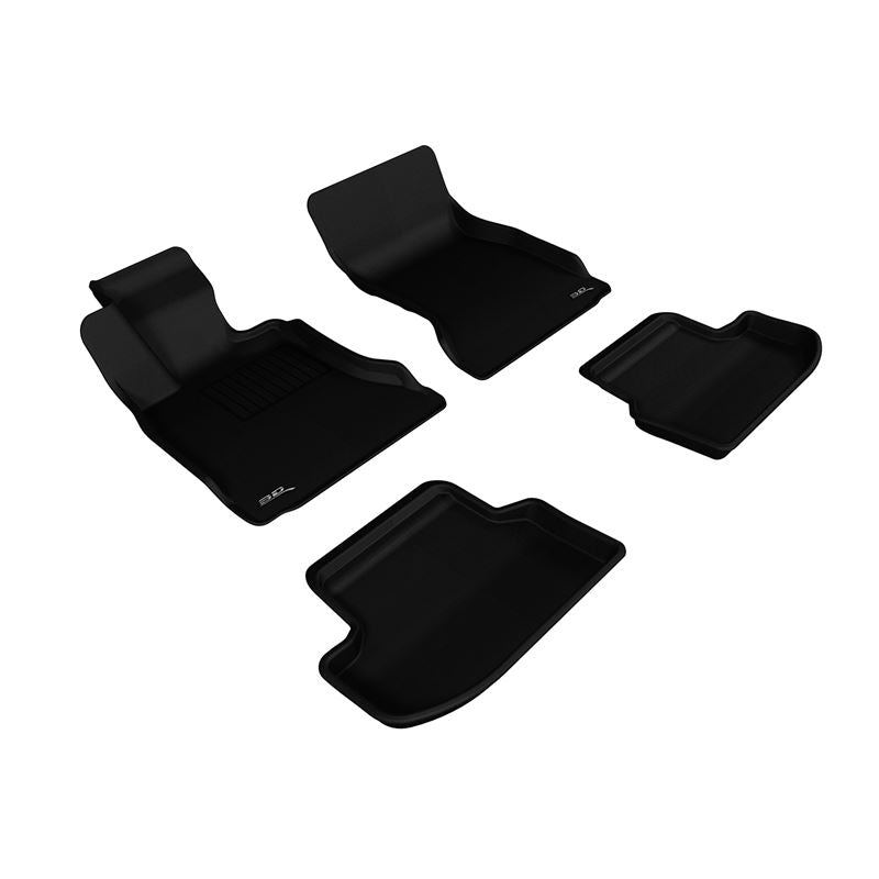 3D Maxpider KAGU Floor Mat, BLACK, 1ST ROW/2ND ROW (L1BM05801509)