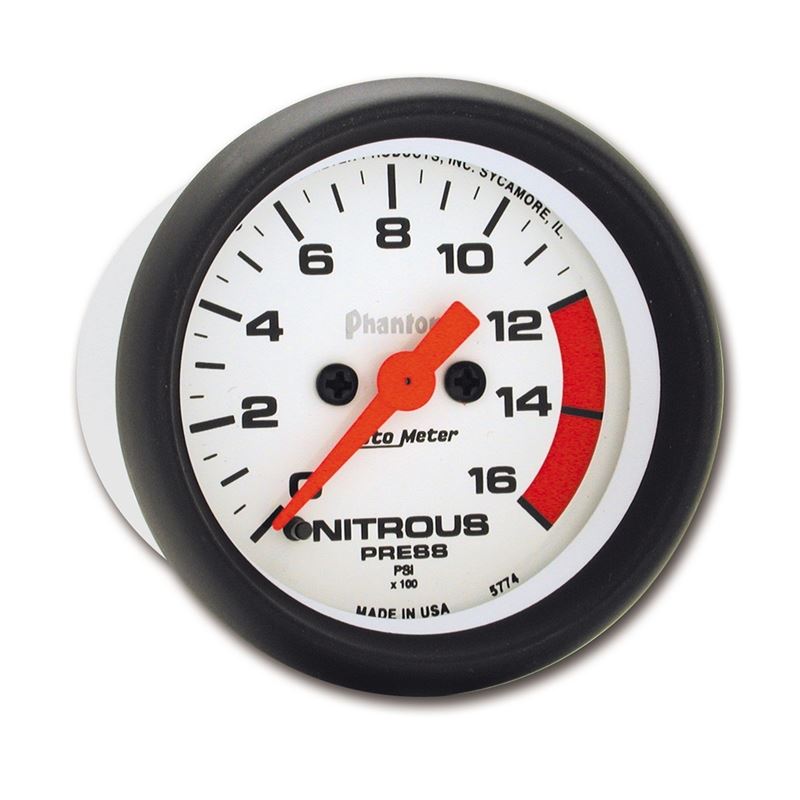 AutoMeter Phantom 2-1/16in 1600 PSI Digital Stepper Motor Nitrous Pressure Gauge (5774)