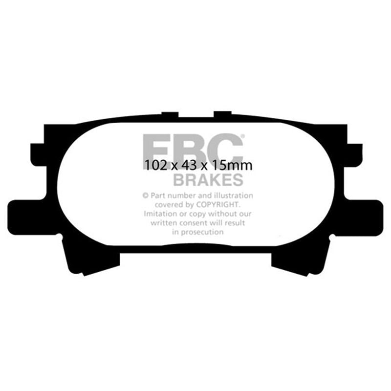 EBC Yellowstuff Street And Track Brake Pads (DP41682R)