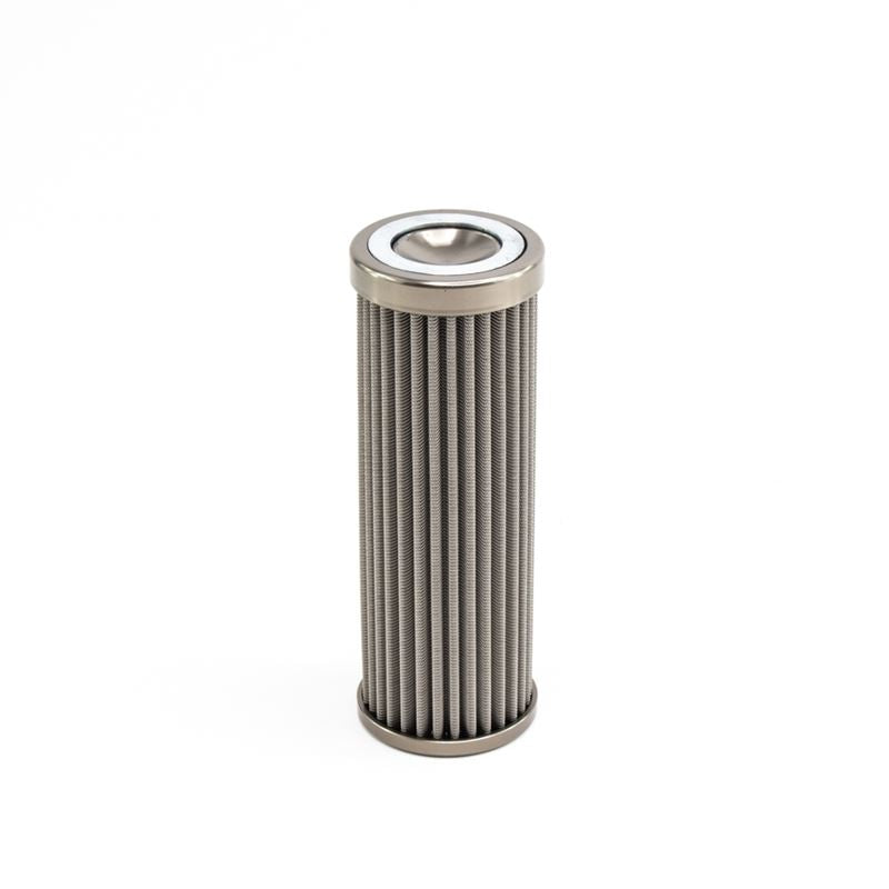 Deatschwerks In-line fuel filter element stainless steel 100 micron. Fits DW 160mm housing (8-02-160-100)