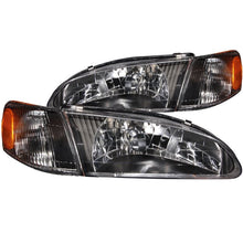 Load image into Gallery viewer, ANZO USA 1998-2000 Toyota Corolla Crystal Headlights Black (121131)