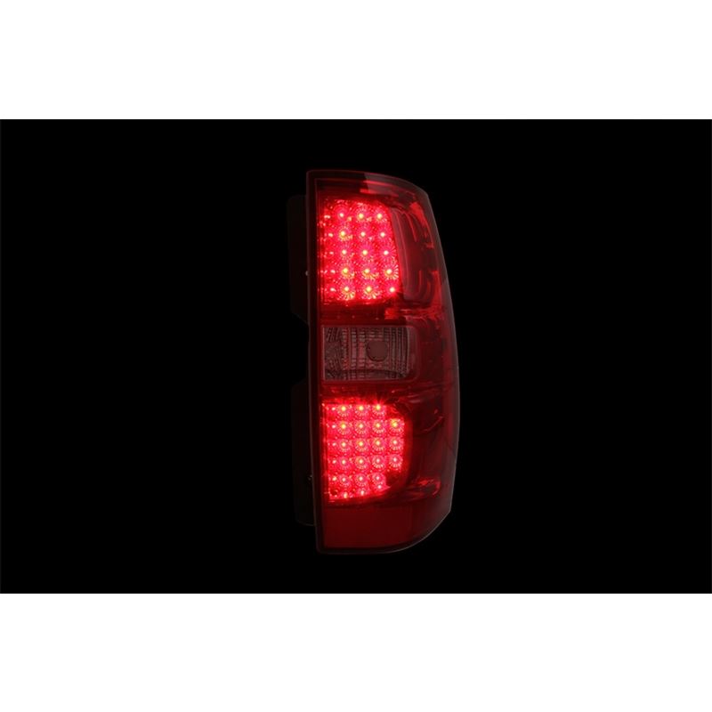 ANZO USA 2007-2013 Chevrolet Avalanche LED Taillights Red/Clear (311143)