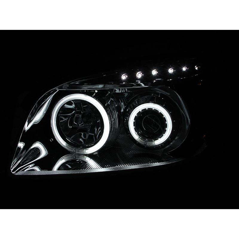 ANZO USA 2006-2008 Toyota Rav4 Projector Headlights w/ Halo Chrome (CCFL) (111121)