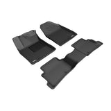 3D Maxpider KAGU Floor Mat, BLACK, 1ST ROW/2ND ROW (L1HY09101509)