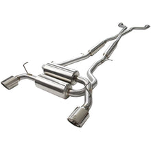 Load image into Gallery viewer, Takeda 2-1/2 IN 304 Stainless Steel Cat-Back Exhaust System w/ Polished Tips (49-36103-P)