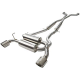 Takeda 2-1/2 IN 304 Stainless Steel Cat-Back Exhaust System w/ Polished Tips (49-36103-P)