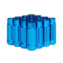 Load image into Gallery viewer, Blox Racing Tuner 12P17 Steel Lug Nuts - Blue, 12x1.25, Set of 16 (BXAC-00144-BL)