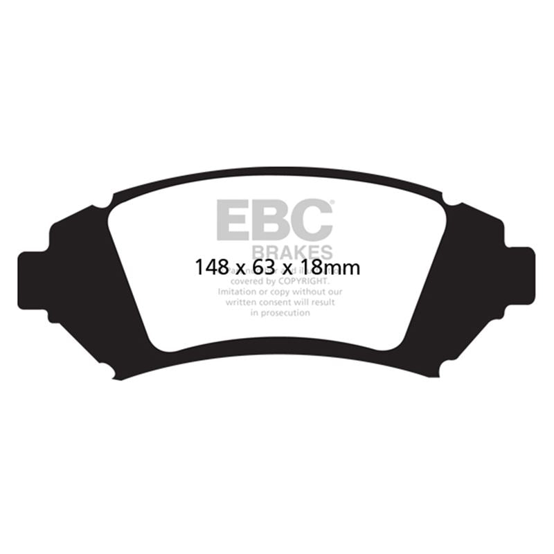 EBC Greenstuff 2000 Series Sport Brake Pads (DP21728)