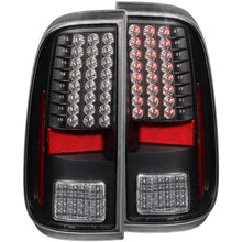 Load image into Gallery viewer, ANZO USA 2008-2015 Ford F-250 LED Taillights Black (311127)