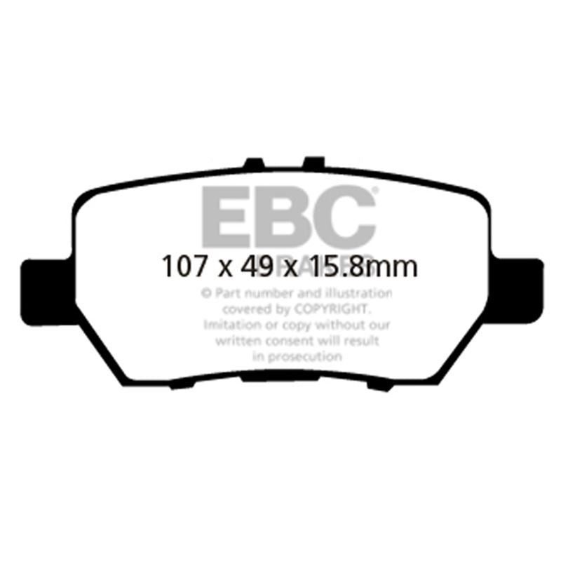 EBC Greenstuff 2000 Series Sport Brake Pads (DP21736)