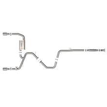 Load image into Gallery viewer, Takeda 3 IN 304 Stainless Steel Cat-Back Exhaust w/ Polished Tips (49-37028-P)