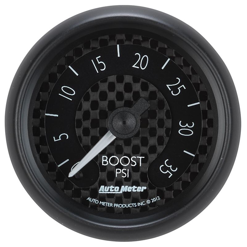 AutoMeter GT Series 52mm Mechanical 0-35 psi Boost Gauge (8004)