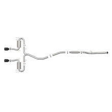 Load image into Gallery viewer, Takeda 3 IN 304 Stainless Steel Cat-Back Exhaust System w/ Black Tips (49-36624-B)