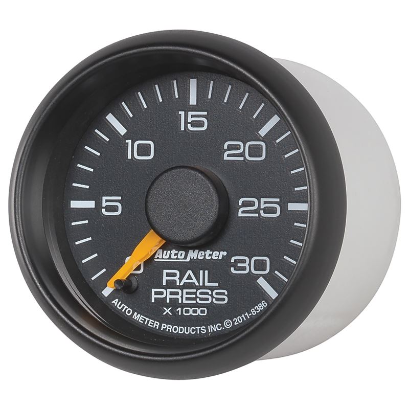 AutoMeter Factory Match 52.4mm Digital Stepper Motor 0-30,000 PSI Diesel Fuel Rail Pressure Gauge (8386)