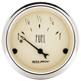 AutoMeter 2in 0 OHMS Empty/30 OHMS Full Antique Beige Fuel Level Gauge (1818)