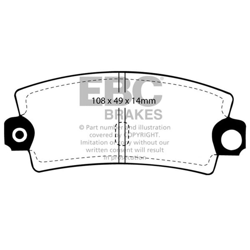 EBC Greenstuff 2000 Series Sport Brake Pads (DP2189)