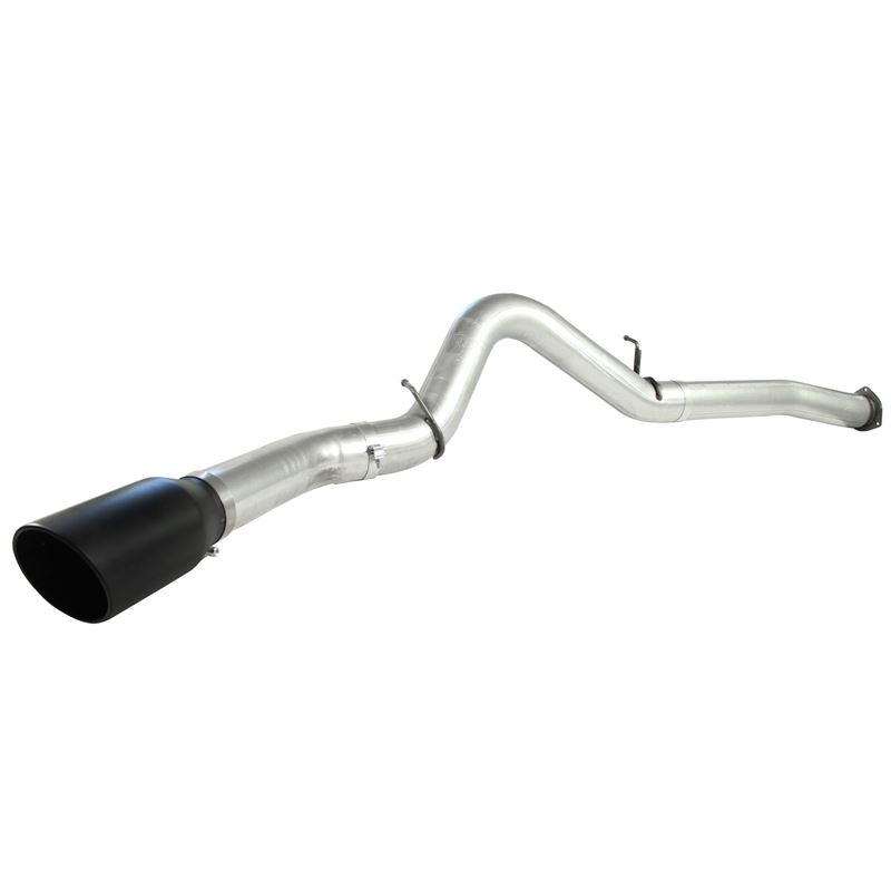 aFe ATLAS 5 IN Aluminized Steel DPF-Back Exhaust System w/Black Tip (49-04040-B)