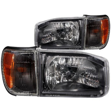 Load image into Gallery viewer, ANZO USA 1999-2004 Nissan Pathfinder Crystal Headlights Black (111051)