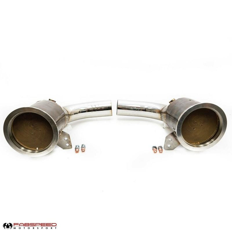 Fabspeed Porsche 992 Carrera Sport Catalytic Converters (20+) (FS.POR.992.SC)