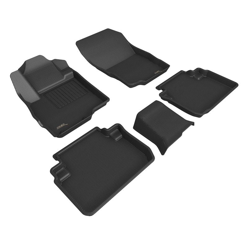 3D Maxpider 18-23 Mitsubishi Eclipse Cross Kagu Floor Mat- Black R1 R2 (L1MT05601509)