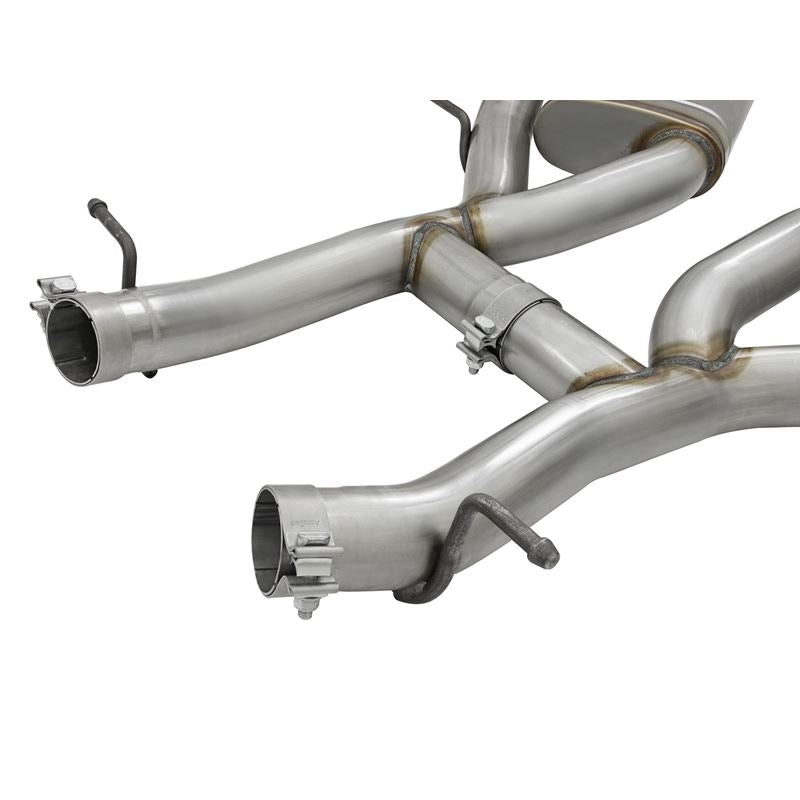 aFe MACH Force-Xp 3 IN 304 Stainless Steel Axle-Back Exhaust System w/Polished Tip (49-34068-P)