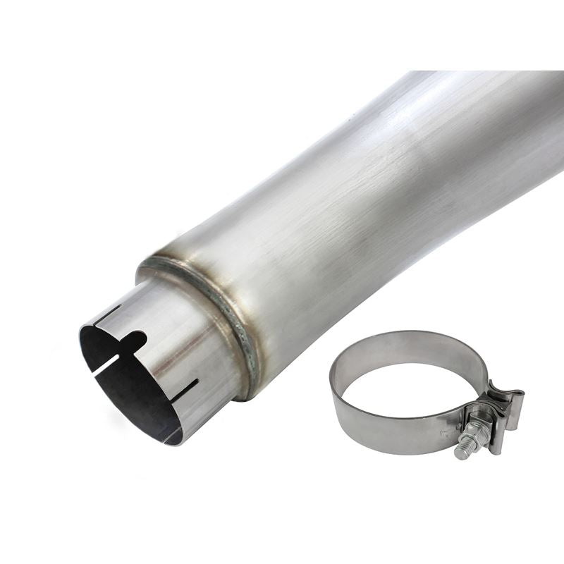 aFe ATLAS 5 IN Aluminized Steel DPF-Back Exhaust System w/Black Tip (49-02051-1B)