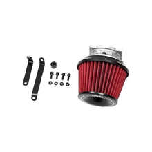 Load image into Gallery viewer, APEXiÂ® Power Metal Polished Short Ram Air Intake System with Red Filter (507-N005)