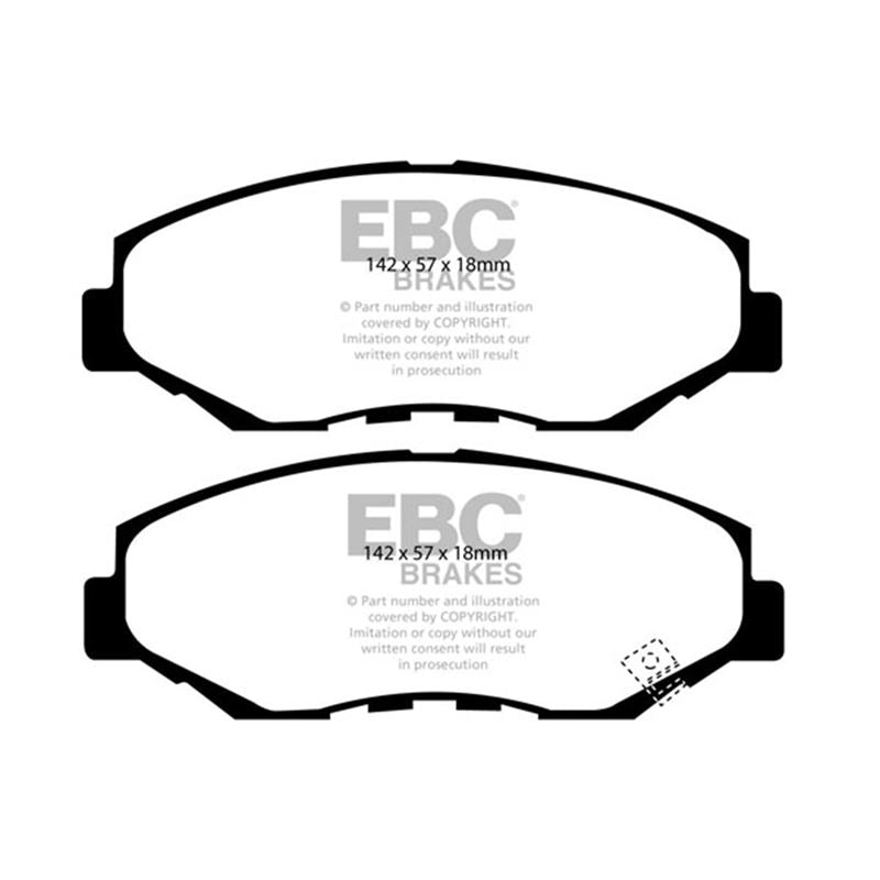 EBC Greenstuff 2000 Series Sport Brake Pads (DP21655)