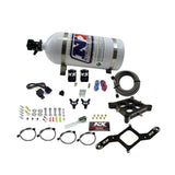 Nitrous Express 4150 Billet Crossbar Stage 6 Nitrous Kit (50-300HP) w/10lb Bottle (60042-10)