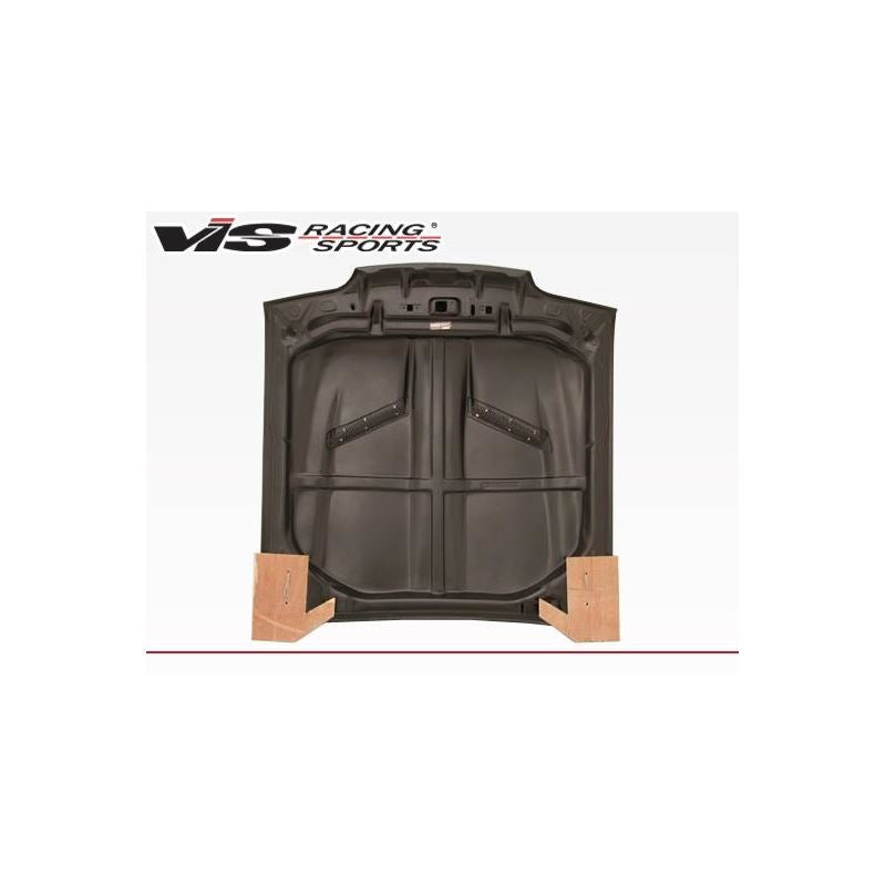 VIS Racing Stalker 2 Style Black Carbon Fiber Hood (87FDMUS2DSTK2-010C)