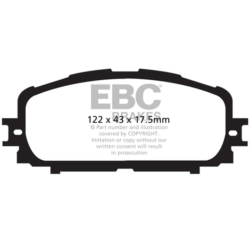 EBC Greenstuff 2000 Series Sport Brake Pads (DP21897)