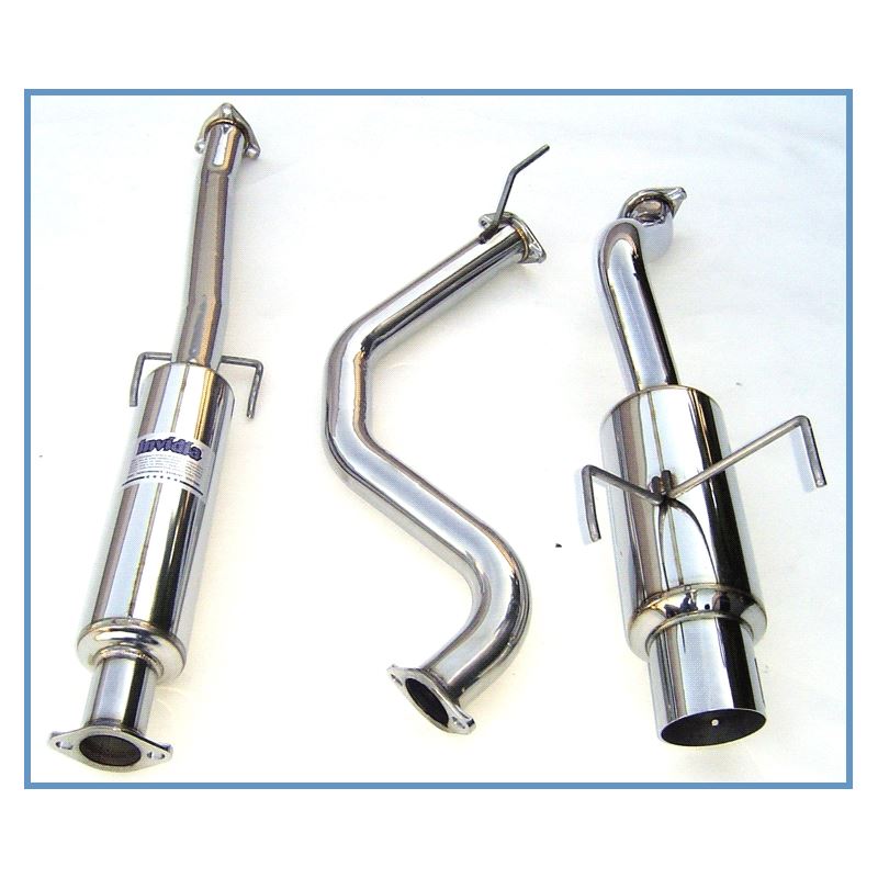 Invidia 92-95 Honda Del Sol (101mm tip) Cat- Back Exhaust (HS92HD1GTP)