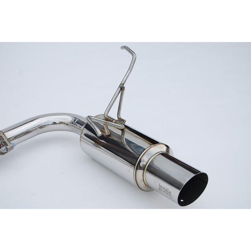 Invidia N1 Twin Outlet Single Layer SS Tip Cat-Back Exhaust for 2022+ Subaru WRX (HS22WRXGTP)