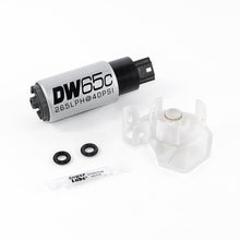 Load image into Gallery viewer, Deatschwerks DW65C 265lph compact fuel pump w/o mounting clips w/install kit (9-651-1026)