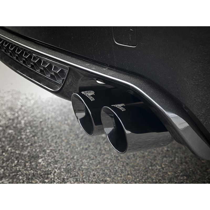 aFe MACH Force-XP 3-1/2 IN 304 Stainless Steel Cat-Back Exhaust System w/ Black Tip (49-36341-B)