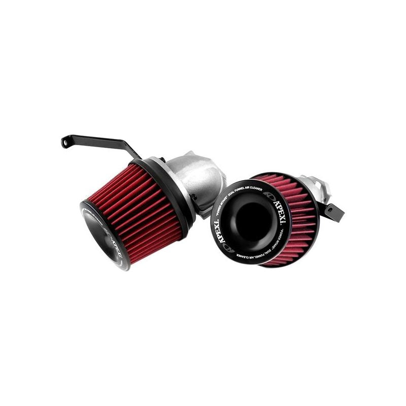 APEXiÂ® Power Metal Polished Short Ram Air Intake System with Red Filter (507-N011)