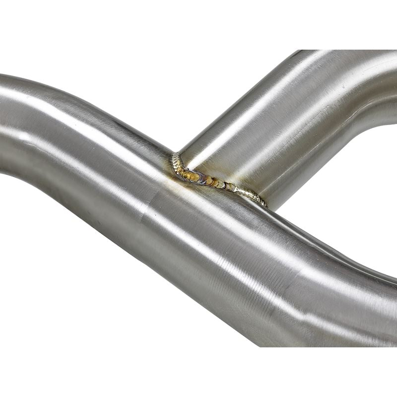 aFe MACH Force-Xp 3 IN 304 Stainless Steel Axle-Back Exhaust System w/Black Tip (49-36302-B)