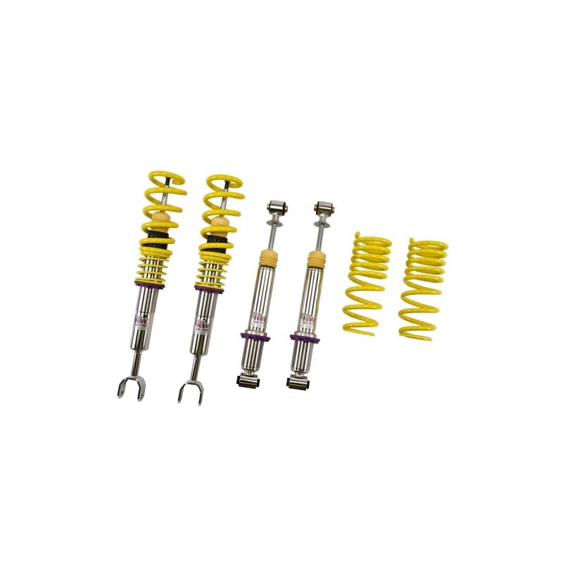 KW Suspension Coilover Kit V1 for Audi A4 S4 (8D/B5 B5S) Sedan/Avant Quattro incl. S4 all engines (10210032)