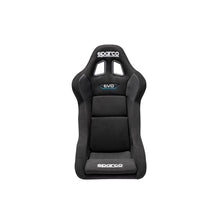 Load image into Gallery viewer, Sparco EVO QRT Racing Seats, Black/Black Cloth with Black Stitch (008007RNR)