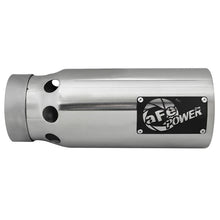 Load image into Gallery viewer, aFe SATURN 4S 304 Stainless Steel Intercooled Clamp-on Exhaust Tip Polished (49T40501-P122)