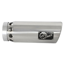 Load image into Gallery viewer, aFe MACH Force-Xp 304 Stainless Steel Intercooled Clamp-on Exhaust Tip Polished (49T50601-P161)