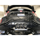 Invidia Q300 Exhaust System with Titanium Rolled Tip for Honda Civic Type-R 2017+ (HS17CTRFQ33ST)