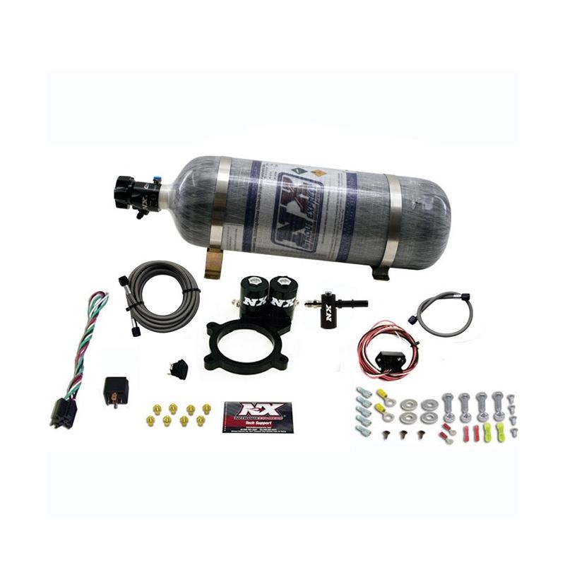 Nitrous Express 2014+ GM 5.3L Truck Nitrous Plate Kit (50-250HP) w/Composite Bottle (20936-12)